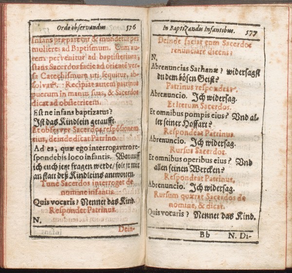 Heilige Taufe eines Kindes