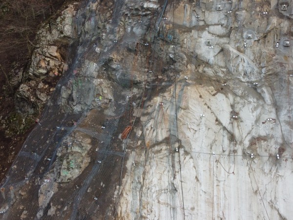 Felsvernetzung mit Felsnägel