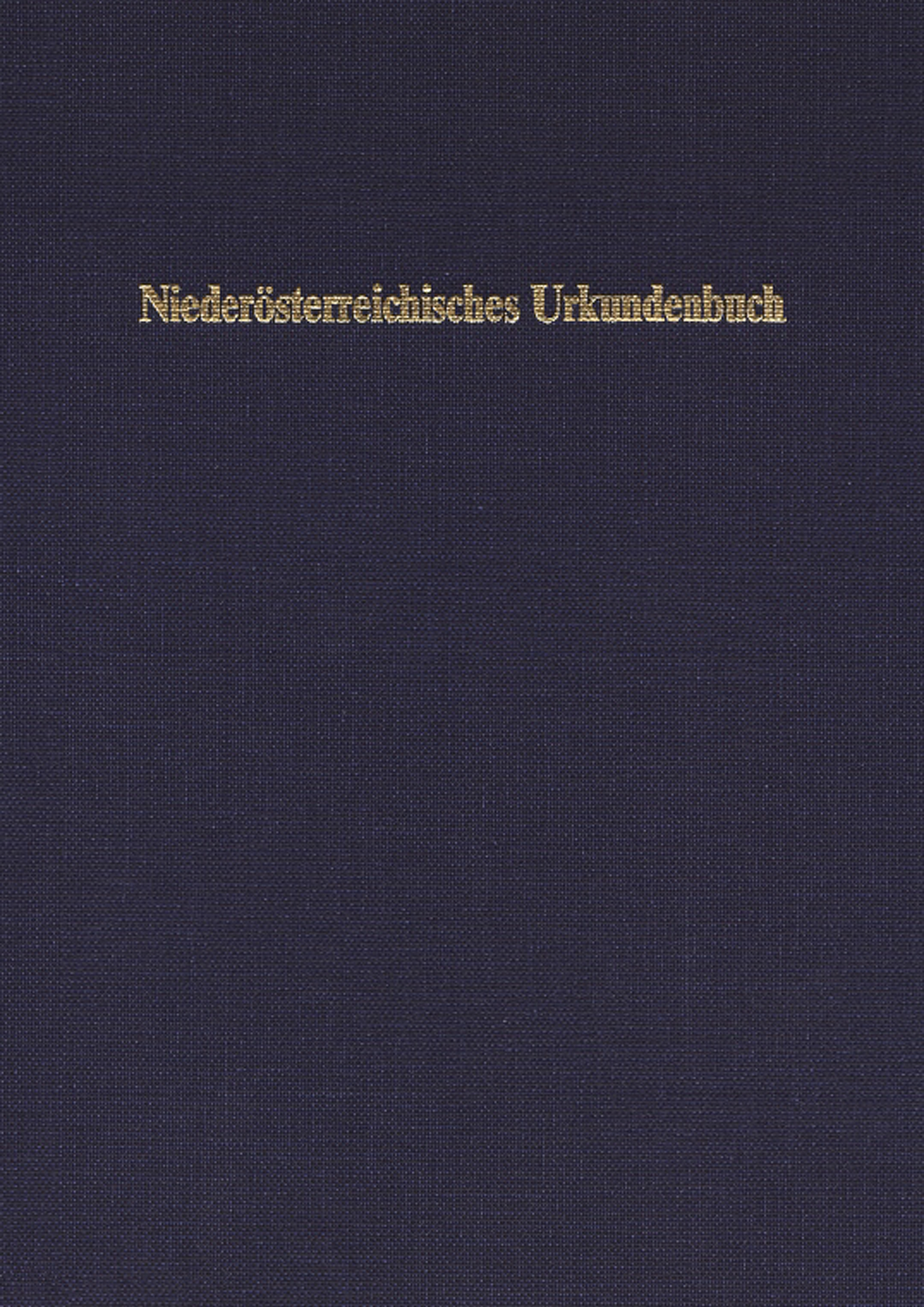 Deckblatt Urkundenbuch