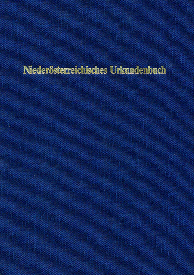 Cover Urkundenbuch