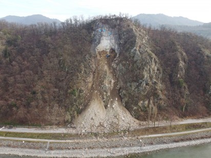 Schreitbagger im Einsatz