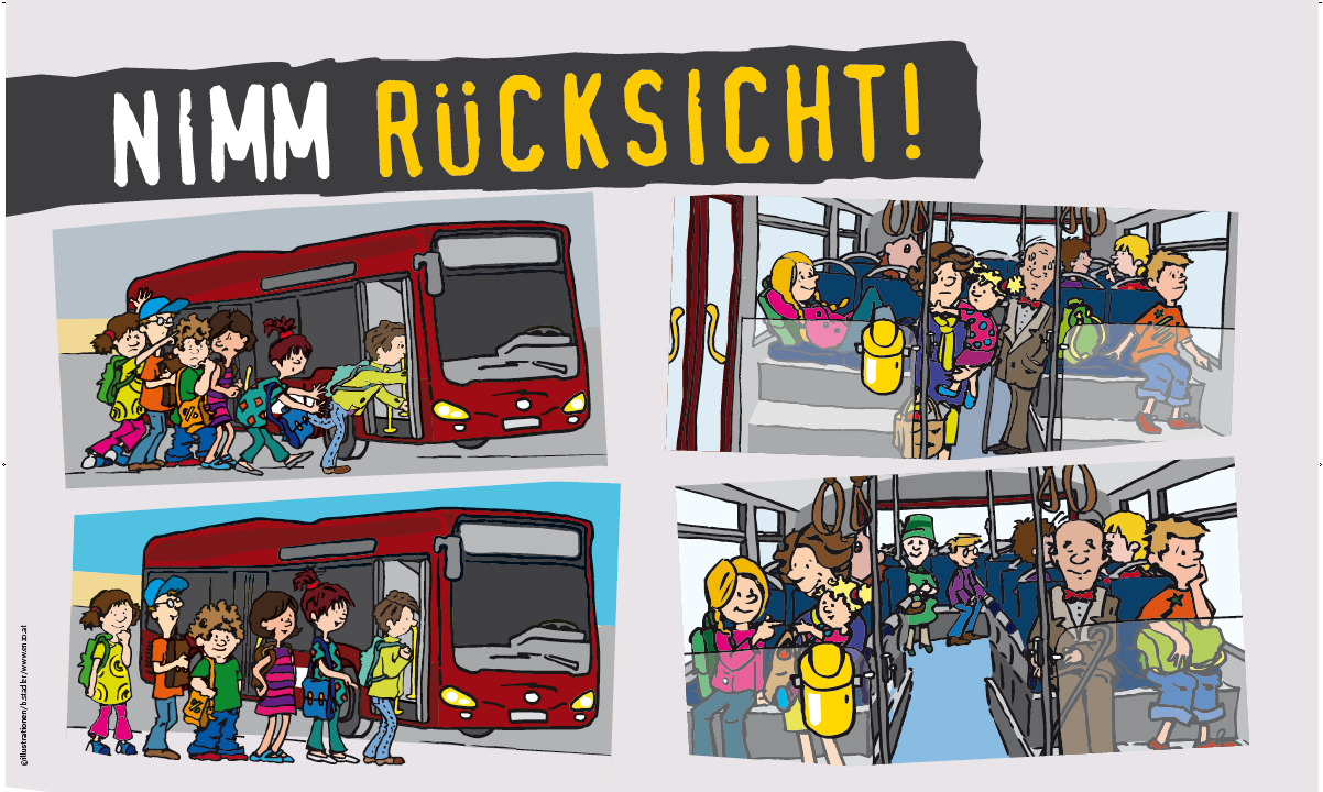Plakat "Nimm Rücksicht"